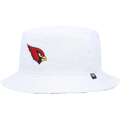 47 ' White Arizona Cardinals Highgrove Bucket Hat