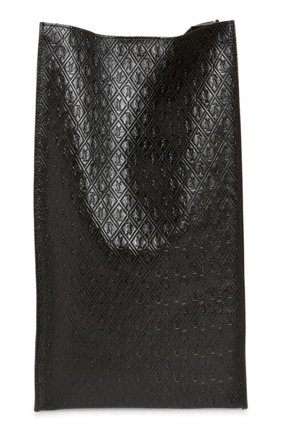 Saint Laurent Le Monogramme Deli Leather Bag In Black