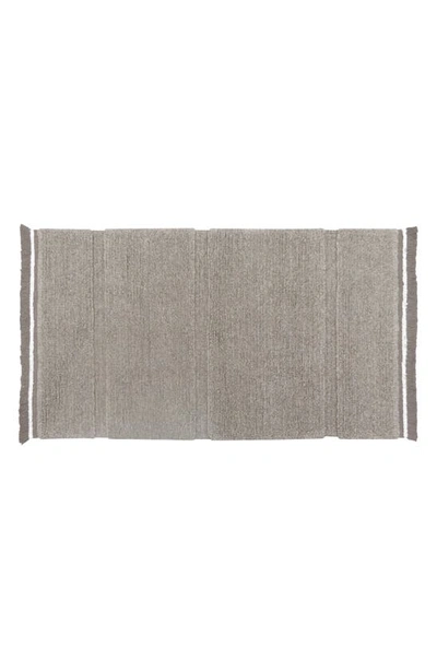 Lorena Canals Steppe Woolable Washable Wool Rug In Sheep Grey