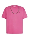 Ambush Stoppers Cotton Jersey T-shirt In Pink