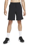 Nike Men's Unlimited Dri-fit 9" Unlined Versatile Shorts In Black/ Black/ Black