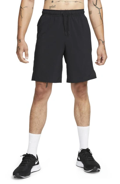 Nike Men's Unlimited Dri-fit 9" Unlined Versatile Shorts In Black