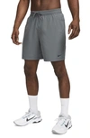 Nike Men's Form Dri-fit 7" Unlined Versatile Shorts In Grey
