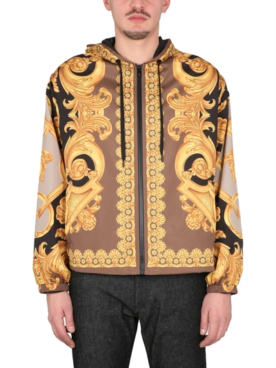 Versace Windbreaker Baroque 660 In Multicolour