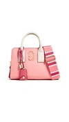 Marc Jacobs Little Big Shot Satchel In Coral Multi