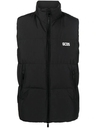 Gcds Padded Down Gilet In White