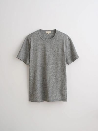 Alex Mill Standard T-shirt In Slub Cotton In Heather Grey