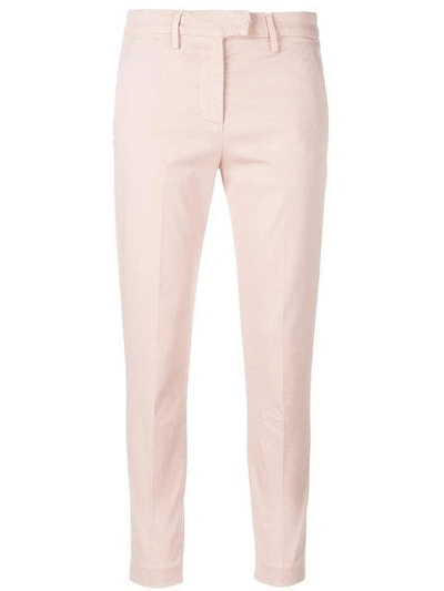 Dondup Slim-fit Trousers In Pink