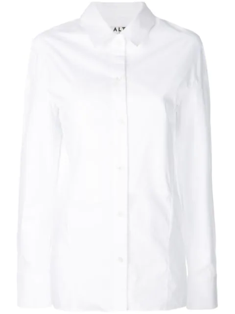 Aalto Dropped Shoulder Shirt In White | ModeSens