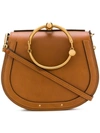 Chloé Nile Bracelet Bag In Brown