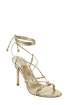Marc Fisher Ltd Bea Ankle Wrap Sandal In Gold 710