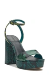 Vince Camuto Pendry Ankle Strap Platform Sandal In Ocean