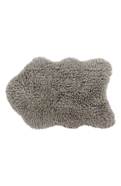 Lorena Canals Woolly Woolable Washable Wool Rug In Sheep Grey