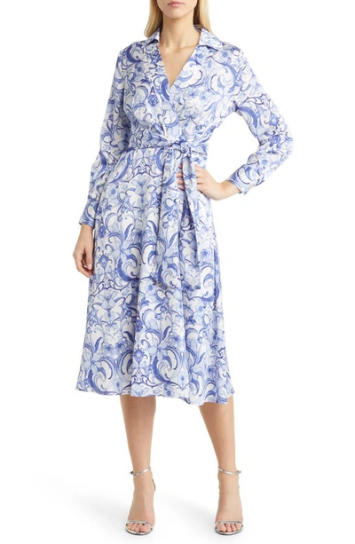 alemais blue marlin dress Tahari Asl Midi Dress  Bluefly