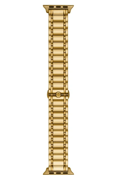 Tory Burch The Miller 20mm Apple Watch® Watchband In Gold