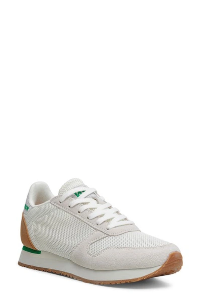 Woden Ydun Icon Sneaker In White/ Basil