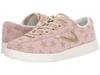 Tretorn Star Sneaker In Soft Blush/ Gold/ Gold