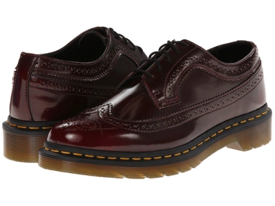 Dr. Martens 3989 Wingtip Shoe, Cherry Red Cambridge Brush | ModeSens