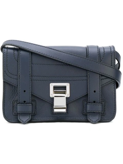 Proenza Schouler Ps1+ Mini Crossbody In Blue