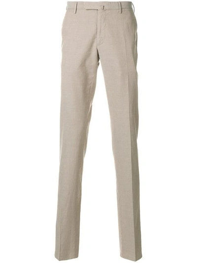 Incotex Classic Chinos In Neutrals