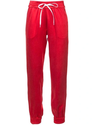 Amiri Side-stripe Track Pants - Red