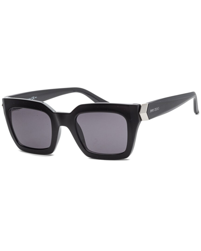 Jimmy Choo Women's Maika 50mm Square Sunglasses In Black