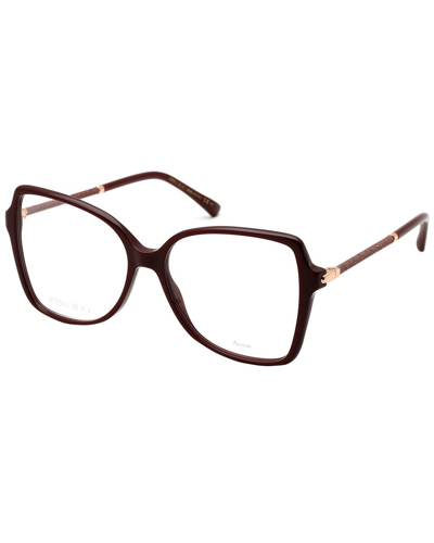 Jimmy Choo Women's Jc 321 55mm Optical Frames In Red