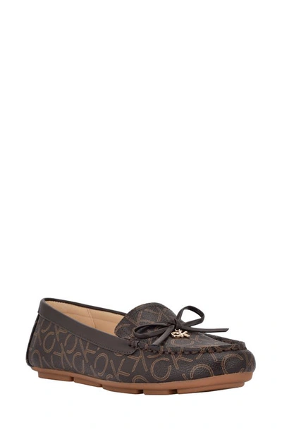 Calvin Klein Linca Loafer In Brown