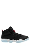 Nike Jordan 6 Rings Sneaker In Black/ Gym Red/ White