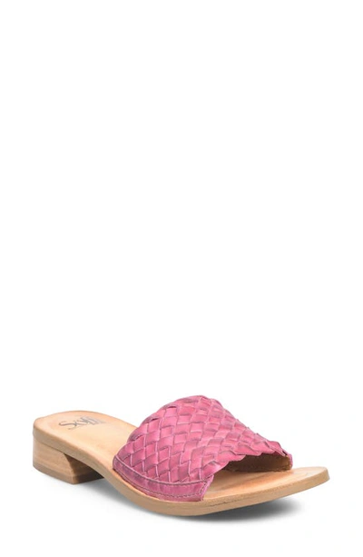 Söfft Ardee Slide Sandal In Pink