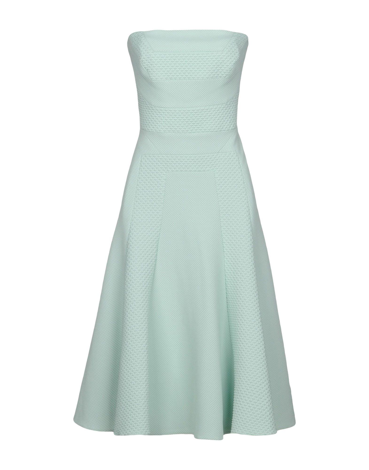 Karen Millen Kneelength Dresses In Light Green ModeSens