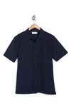 Onia Men's Versatility Camp Collar Shirt In Deep Navy