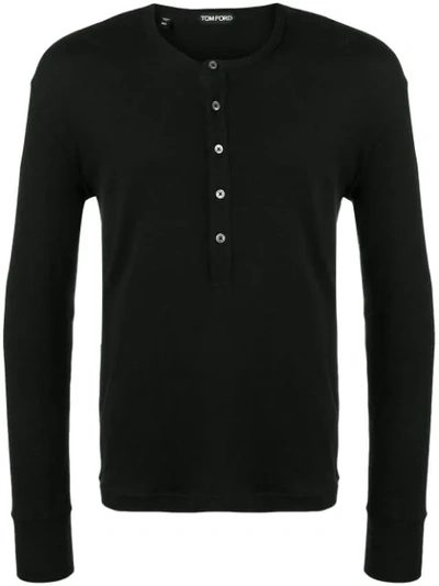 Tom Ford Basic Sweatshirt - Black