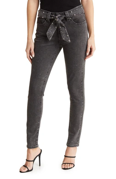 Seven7 Women's Starlette Mid Rise Skinny Jeans In Grey