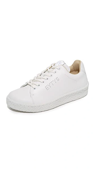 Eytys Ace Leather Sneakers In White