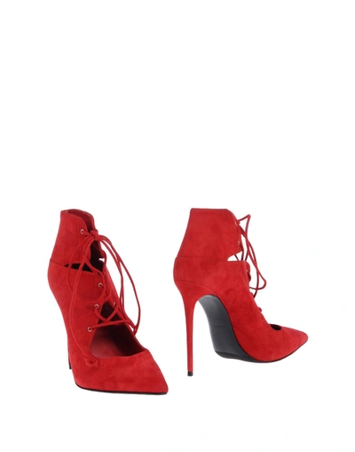 Le Silla Ankle Boot In Red