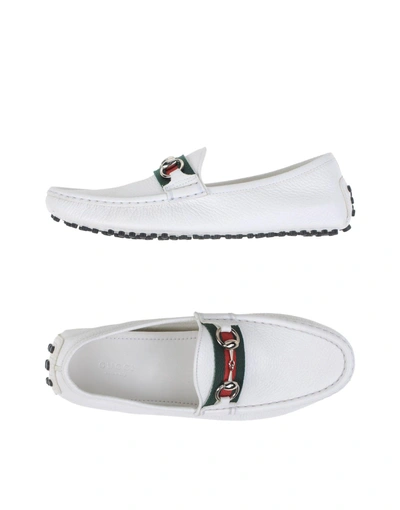 Gucci Loafers In White