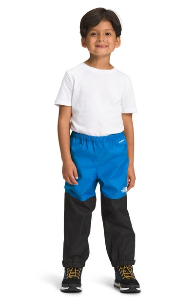 The North Face Kids' Antora Waterproof Packable Recycled Polyester Rain Pants In Super Sonic Blue