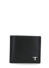 Tod's Logo Bifold Wallet In Black