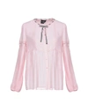 Atos Lombardini Shirts & Blouses With Bow In Pink