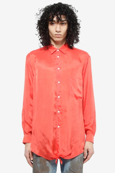 Magliano A Sexy Shira Shirt In <p> Red Shirt With Long Sleeves