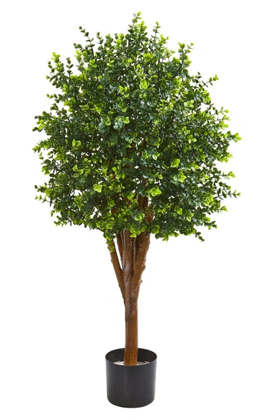 Nearly Natural 4' Eucalyptus Artificial Tree In Green