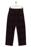 Ag Elvie High Waist Corduroy Pants In Poda Red