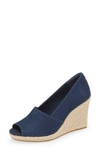 Toms Michelle Espadrille Wedge Sandal In Navy