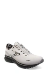 Brooks Ghost 15 Running Shoe In White/ebony/oyster