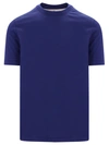 Brunello Cucinelli Cotton T-shirt In Blue