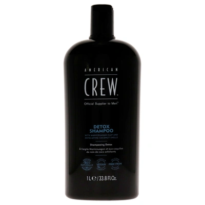 American Crew Detox Shampoo By  For Men - 33.8 oz Shampoo In Black