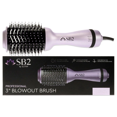 Sutra Professional Blowout Brush - Lavender By  For Unisex - 3 Inch Hair Brush In Black