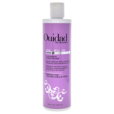 Ouidad Coil Infusion Drink Up Cleansing Conditioner By  For Unisex - 11.84 oz Conditioner In Pink