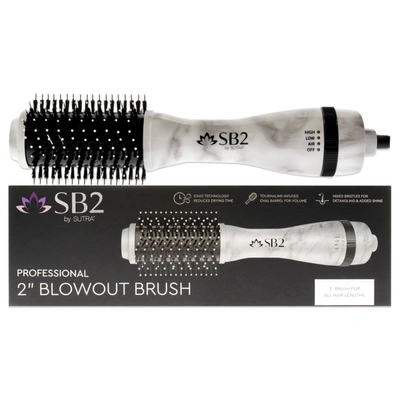 Sutra Professional Blowout Brush - Marble By  For Unisex - 2 Inch Hair Brush In Black
